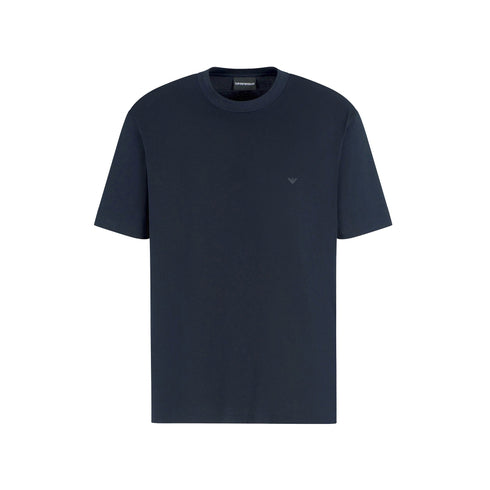 Emporio Armani T-shirt T-shirt Uomo Travel misto cotone Blu P25 - EMPORIO ARMANIEM000983AF13669 - UB118 - S - Francavilla Moda